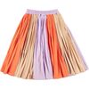 Becky Striped Skirt, Purple - Skirts - 3 - thumbnail