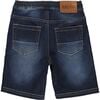 Ali Denim Shorts, Navy - Shorts - 2