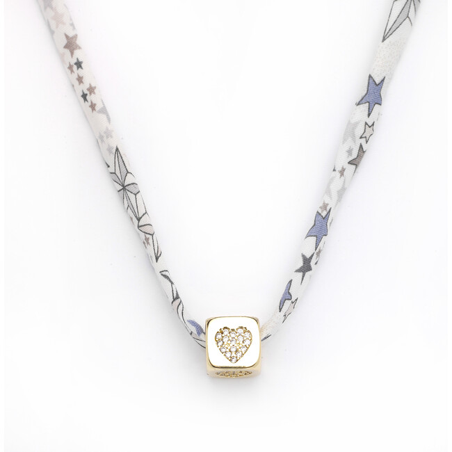Kids Liberty Gold Heart Charm Necklace