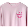 Women's Luv Letters Mama Sweatshirt, Pink - Sweatshirts - 3 - thumbnail