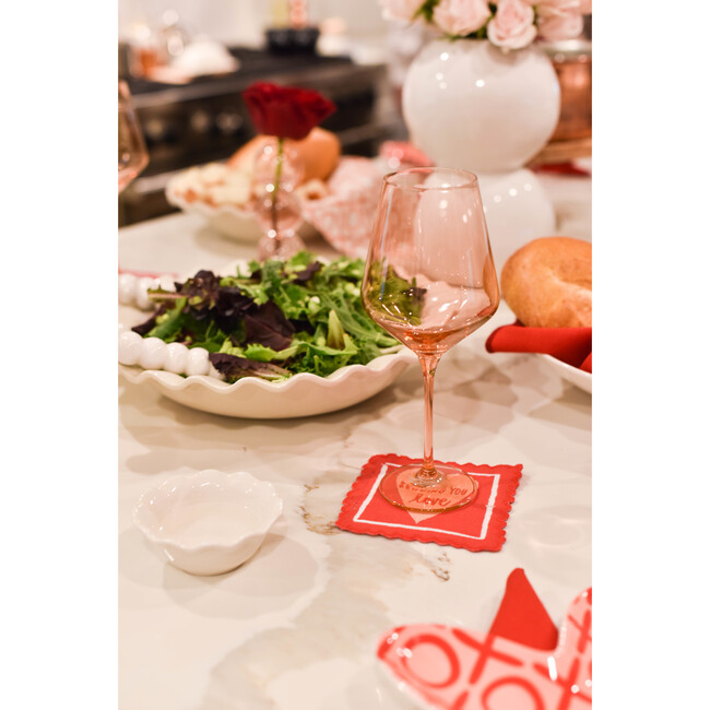 Stamp of Love Cocktail Napkins Set of 4 - Tabletop - 2