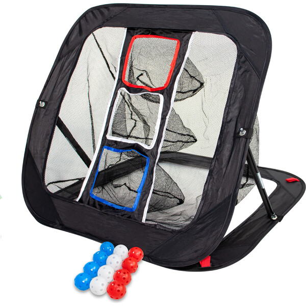 YardCandy Golf Chipping Target with Practice Balls, Black PoolCandy