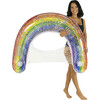 Rainbow Collection Glitter Sun Chair Classic Rainbow, Multi - Pool Floats - 1 - thumbnail