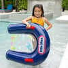 Inflatable Kickboard with Window, Blue - Pool Floats - 1 - thumbnail