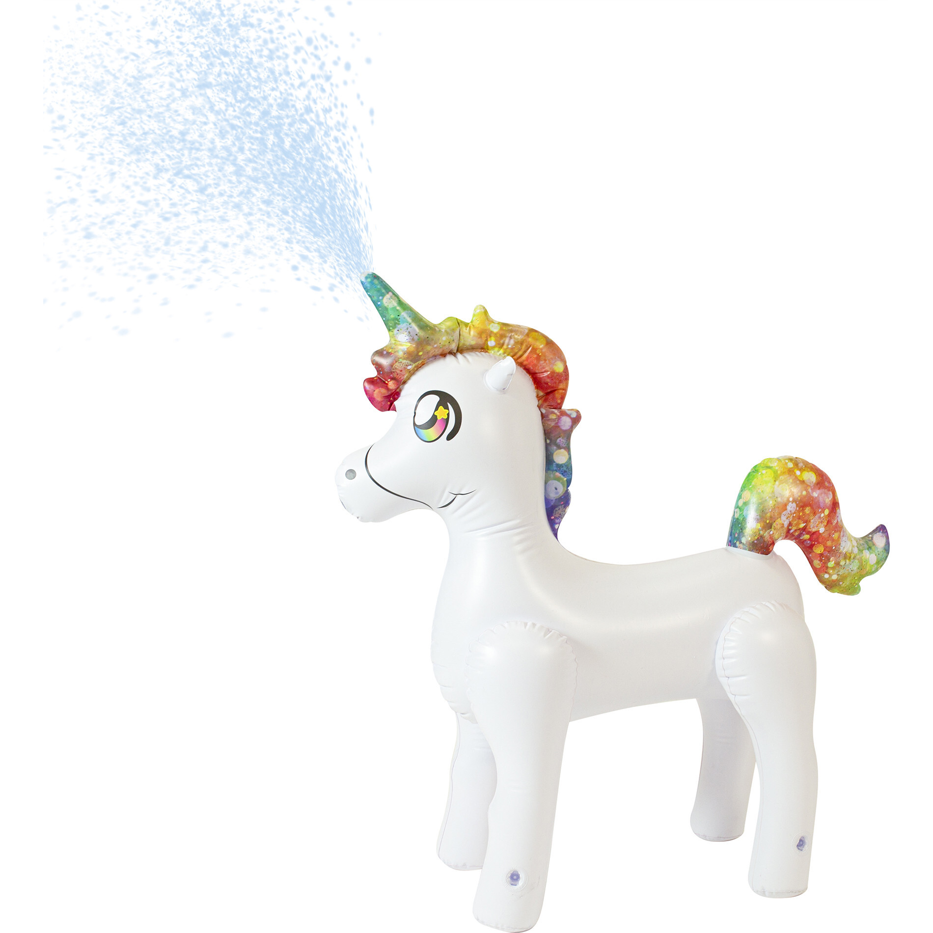 Jumbo Unicorn Sprinkler 3' Tall, White - Pool Floats - 1
