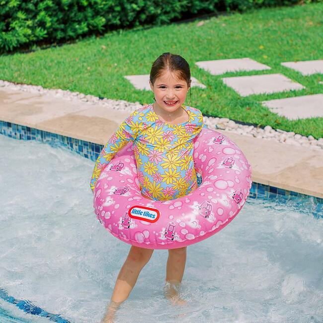 Pool Tube 27" Pink Pattern, Pink - Pool Floats - 3