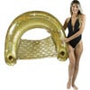 Jumbo Glitter Sun Chair with Gold Glitter, Gold - Pool Floats - 1 - thumbnail