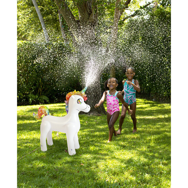 Jumbo Unicorn Sprinkler 3' Tall, White - Pool Floats - 2