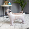 Inflatable Dog Pug, Beige - Bath Toys - 1 - thumbnail