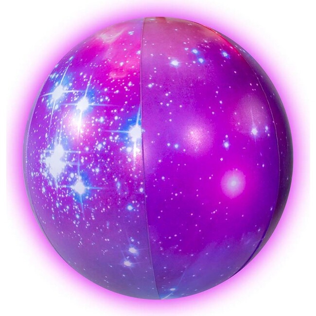 Illuminated Galaxy LED 19" Jumbo Beach Ball Small Magellanic Cloud, Multi - Outdoor Games - 1