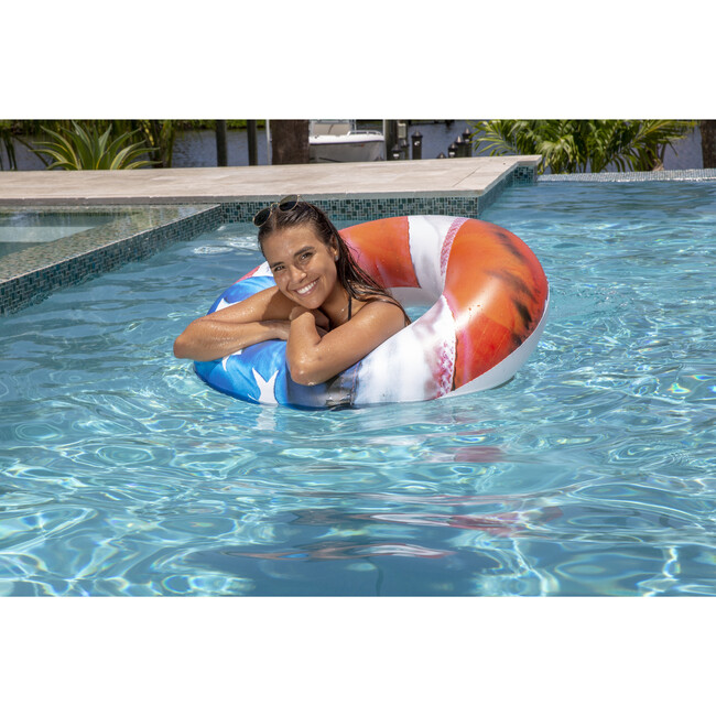 Stars & Stripes Glitter 36" Beach & Pool Tube, Multi - Pool Floats - 2