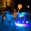 Illuminated LED Inflatable Pool Basketball, Multi - Pool Floats - 2