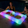 Illuminated LED Buffet Snack Cooler, Multi - Pool Floats - 3