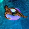 Illuminated LED 40" Beach & Pool Tube, Multi - Pool Floats - 3