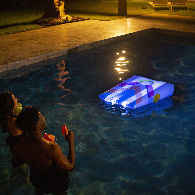 Illuminated Inflatable LED Cornhole, Multi - Pool Floats - 4