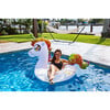 Glitter Unicorn 48" Jumbo Beach & Pool Tube, White - Pool Floats - 2