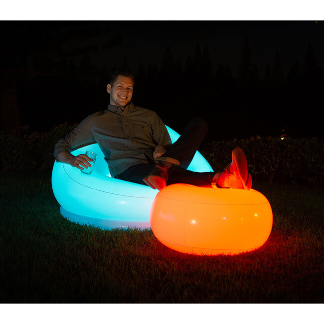 AirCandy Illuminated Color Changing LED BloChair, Multi - Pool Floats - 4