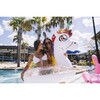 Glitter Unicorn 48" Jumbo Beach & Pool Tube, White - Pool Floats - 4