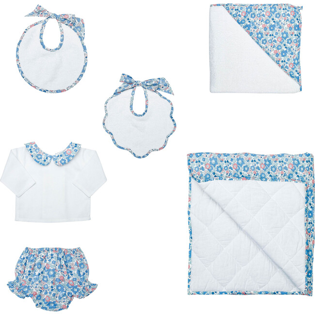 Luxe Baby Gift Set, Betsy Blue Liberty - Mixed Gift Set - 1