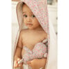 Hooded Towel, Pink Eloise Liberty - Towels - 4