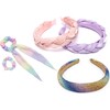 Beautiful Pastel Headband and Scrunchie 5-pc Bundle - Costume Accessories - 1 - thumbnail