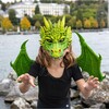 Spectacular Dragon Mask and Tail 2-pc Bundle - Costume Accessories - 2