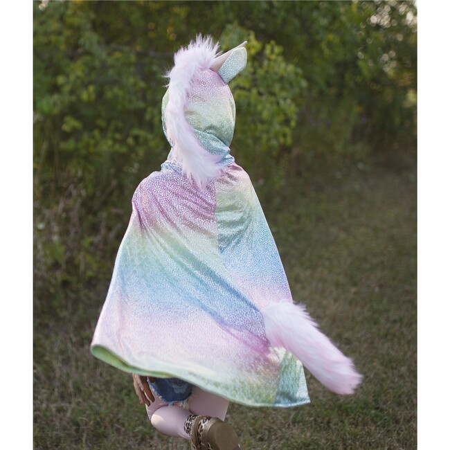 Rainbow Reversible Unicorn Dragon Cape - Costumes - 4