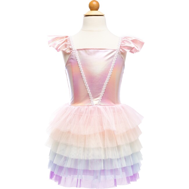 Rainbow Ruffle Tutu Dress, Pink/Multi