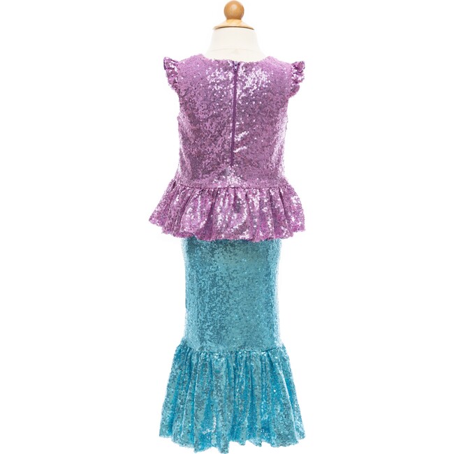 Sequins Sparkle Mermaid Top & Skirt Set - Costumes - 4
