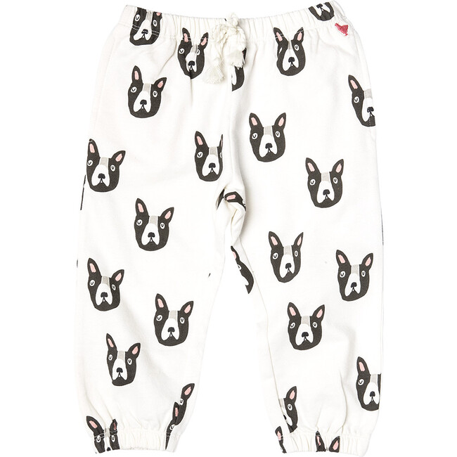 Organic Non-Adjustable Tie Sweatpant, Boston Terrier - Sweatpants - 1