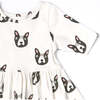 Organic Steph Skinny Sleeve Dress, Boston Terrier - Dresses - 4