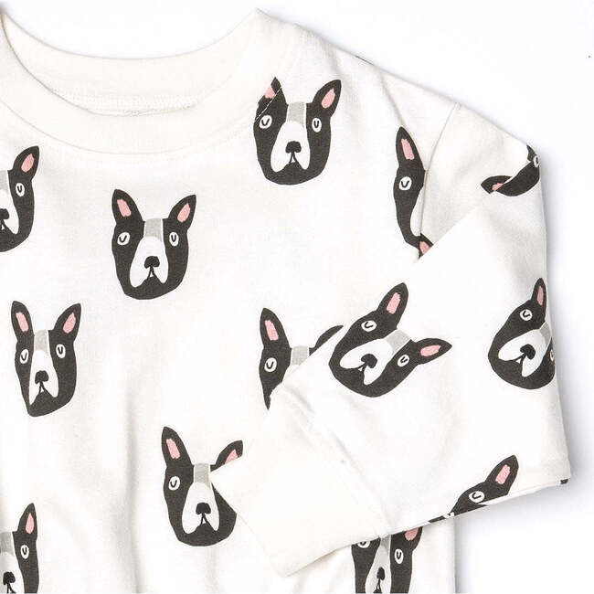 Organic Non-Adjustable Tie Sweatshirt, Boston Terrier - Sweatshirts - 3