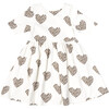Organic Steph Skinny Sleeve Dress, Leopard Heart - Dresses - 6
