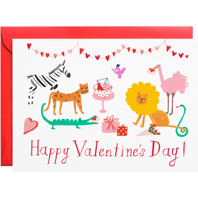 The Zookeepers Valentine - Valentine's Day Greeting Card