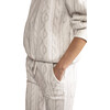 Women's Tromp L'Oeid Printed Sweatpant, White - Sweatpants - 2