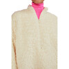 Women's Faux Fur Pullover, Beige - Sweaters - 3 - thumbnail