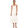 Women's Ryleigh Midi Dress, Cream - Dresses - 1 - thumbnail