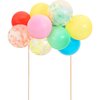Rainbow Balloon Cake Topper Kit - Toppers - 1 - thumbnail
