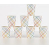 Plaid Pattern Cups - Paper Goods - 2