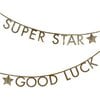 Gold Glitter Letter Garland Kit - Garlands - 1 - thumbnail