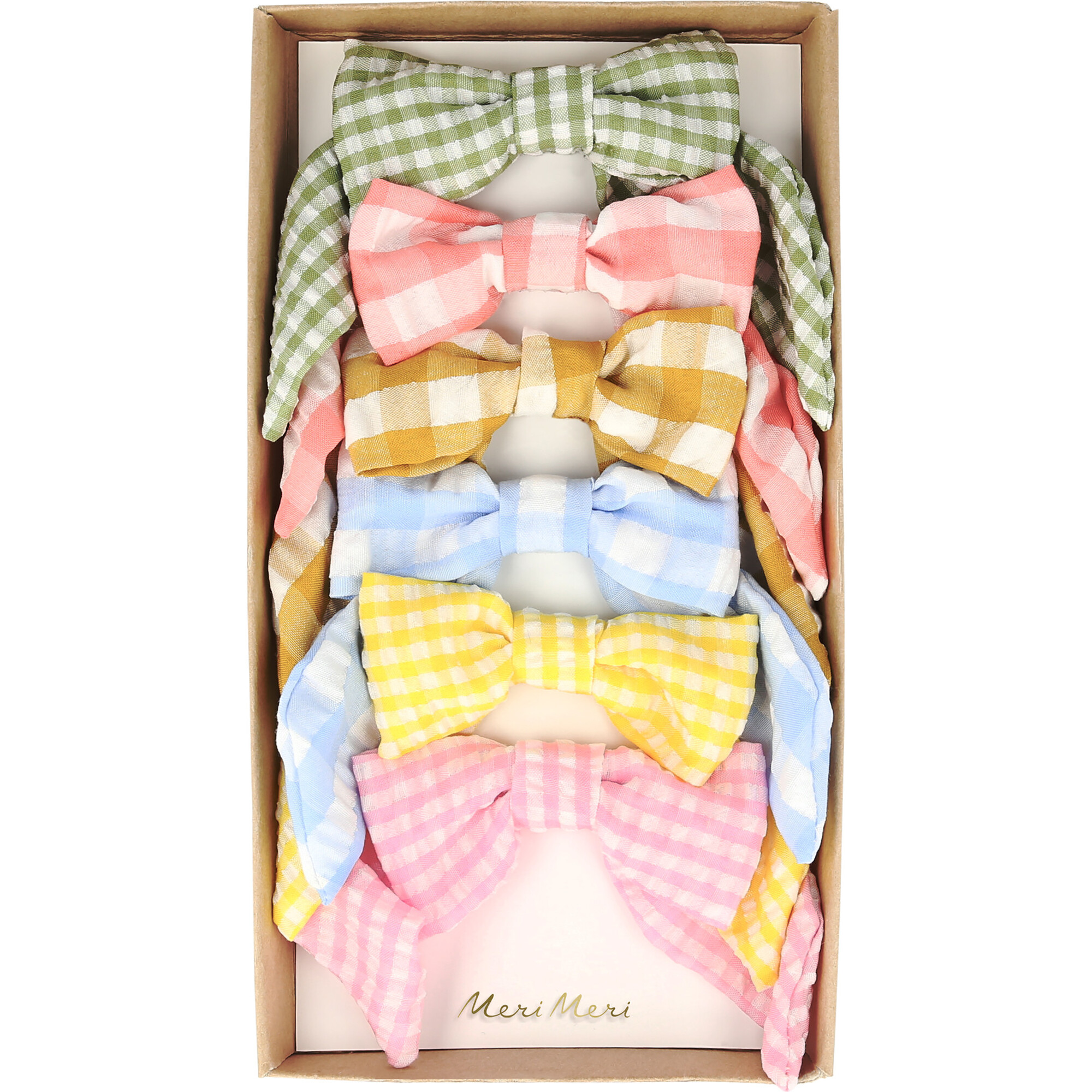 Gingham Hair Bows - Hair Accessories - 1