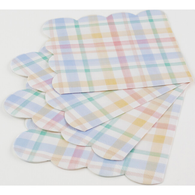 Plaid Pattern Small Napkins - Paper Goods - 2