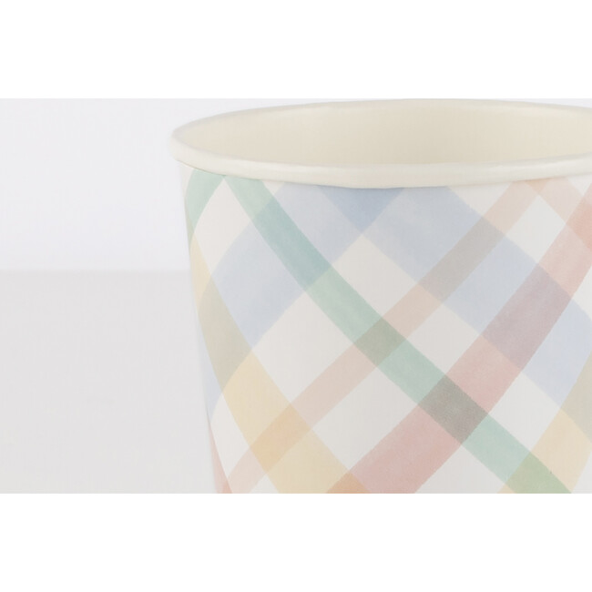 Plaid Pattern Cups - Paper Goods - 3