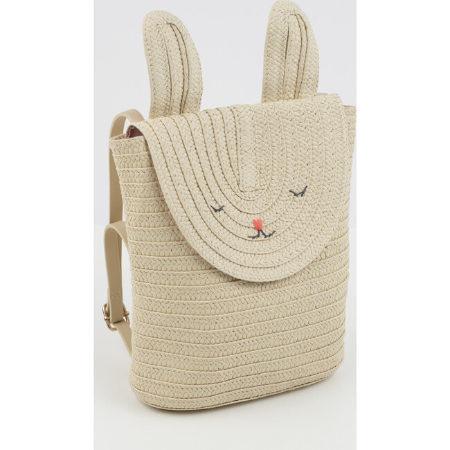 Raffia Bunny Backpack - Other Accents - 3
