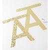 Gold Glitter Letter Garland Kit - Garlands - 3