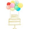 Rainbow Balloon Cake Topper Kit - Tree Toppers - 4