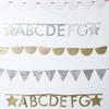 Gold Glitter Letter Garland Kit - Garlands - 6