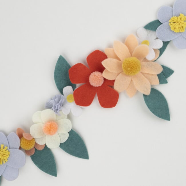 Felt Flower Garland - Garlands - 3