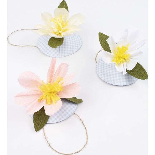 Paper Flower Hats - Party Accessories - 5