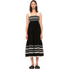Women's Ryleigh Midi Dress, Black - Dresses - 1 - thumbnail